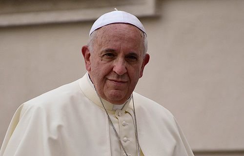 Pope Francis in St. Peter's Square at a General Audience