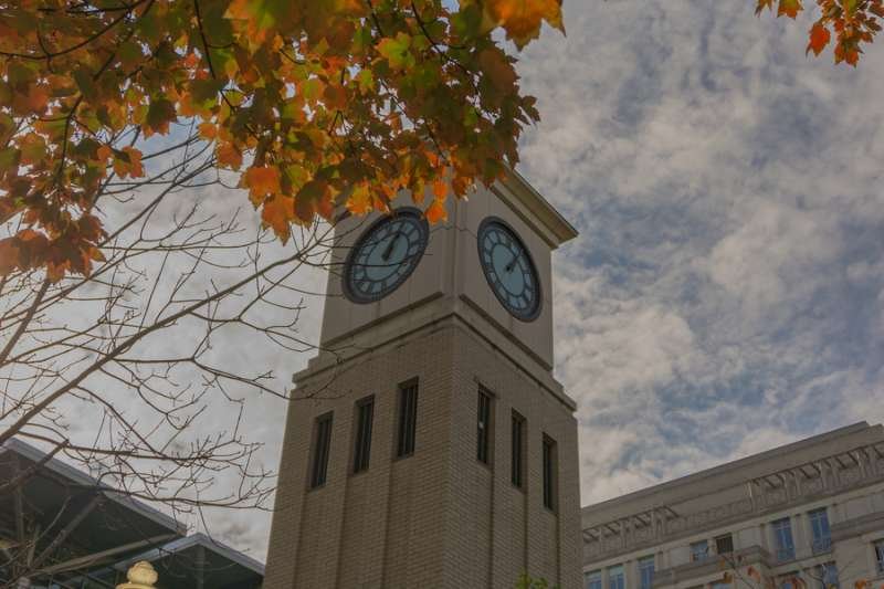 Georgetown Law University Clock Tower. Credit: Shutterstock