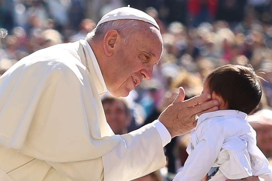 Pope Francis at the General Audience April 20