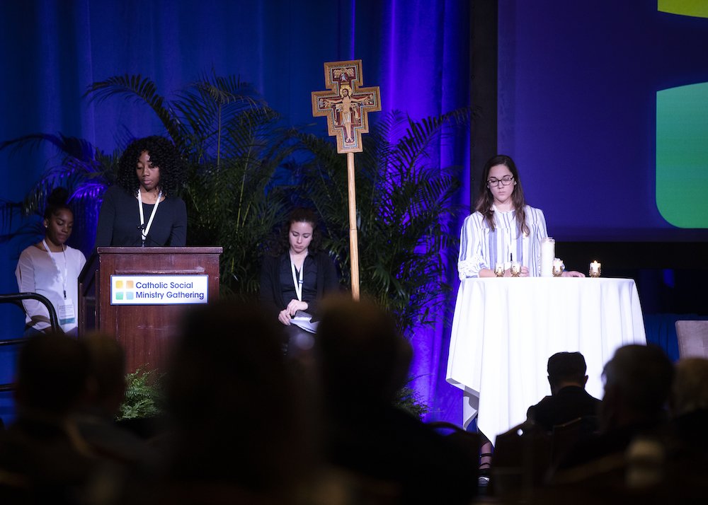The names of migrants who died on their journey to the U.S. are read Feb. 4