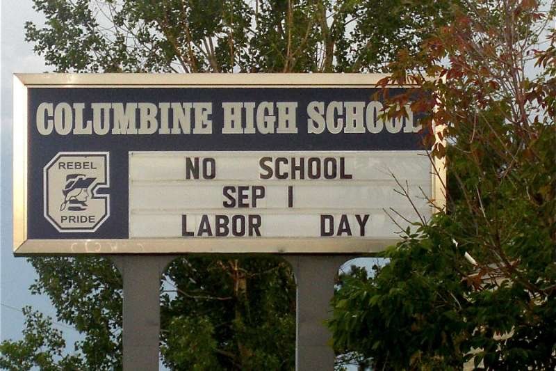Columbine High School. Credit: Qqqqq/wikimedia. CC BY SA 3.0