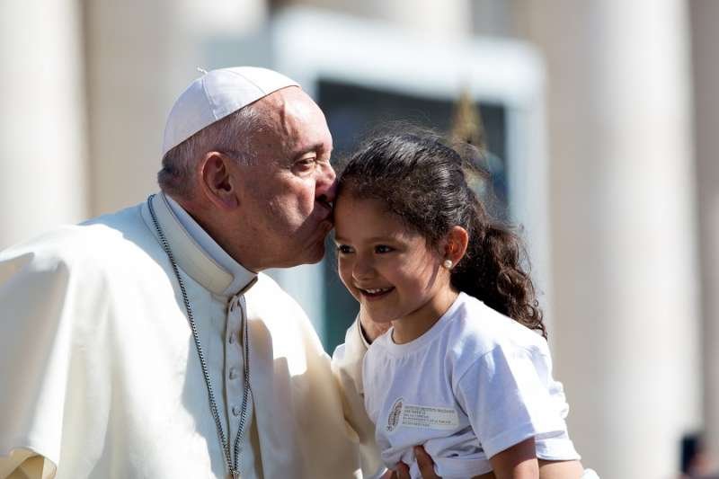 Pope Francis during his general audience in St. Peter's Square June 20