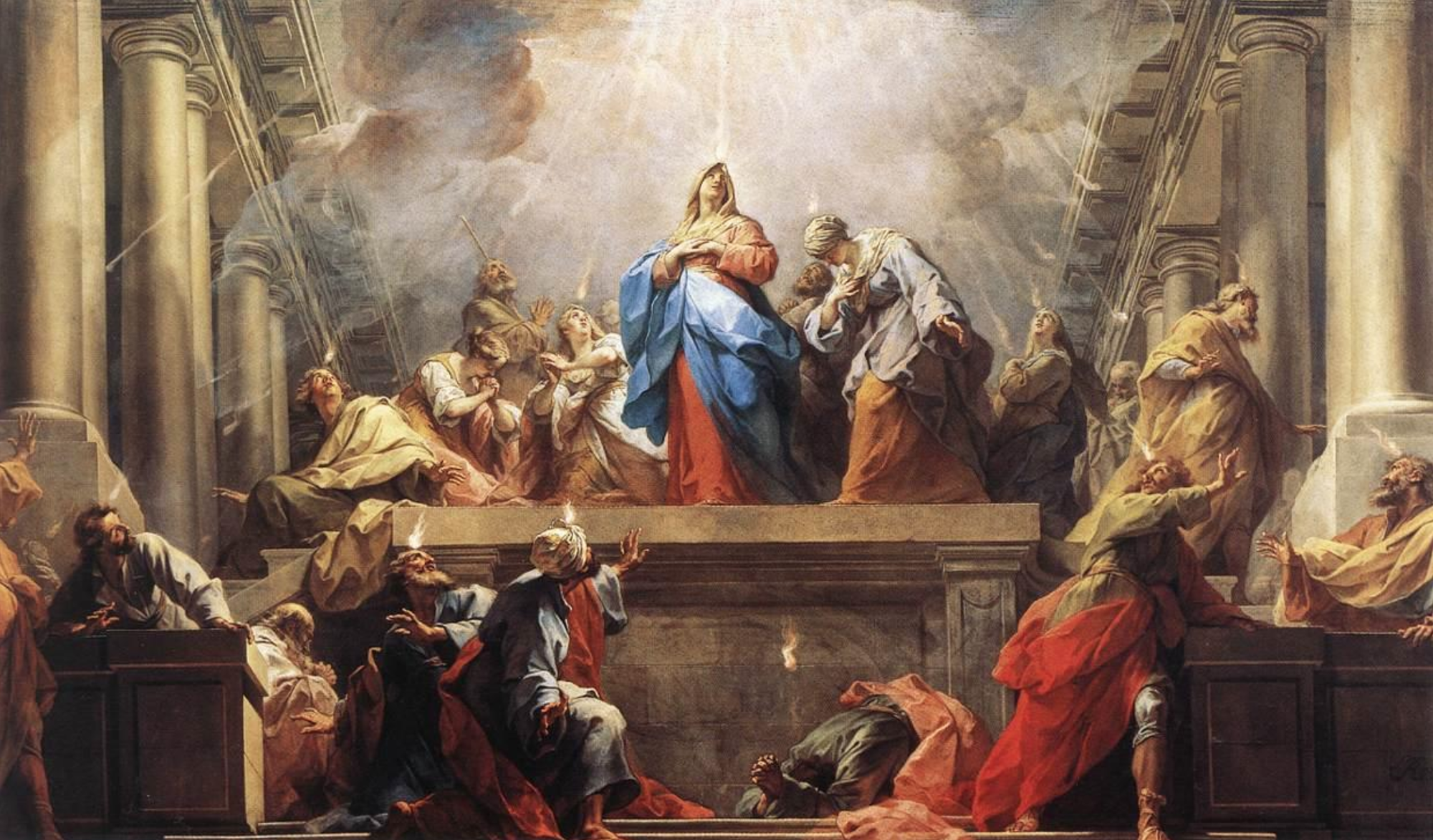 "Pentecost" by Jean II Restout