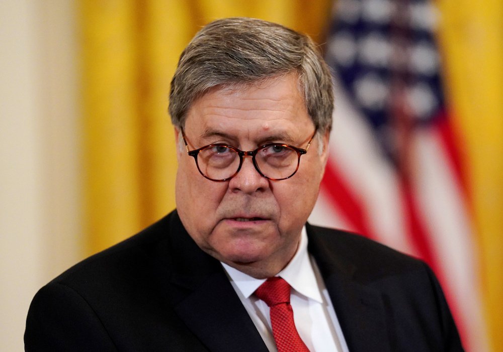 U.S. Attorney General William Barr is seen at the 2019 Prison Reform Summit in the East Room of the White House in Washington April 1. Barr ordered the reinstatement of the federal death penalty July 25 for the first time in 16 years. (CNS photo/Yuri Gripas