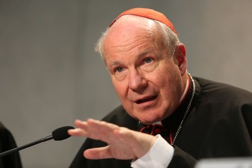 Cardinal Christoph Schonborn at Amoris Laetitia press conference at the Vatican on April 8