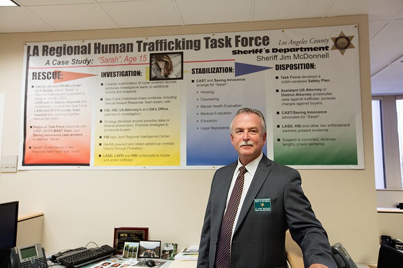 Lt. Kent A. Wegener heads up the L.A. Regional Human Trafficking Task Force. (photo/Victor Aleman)