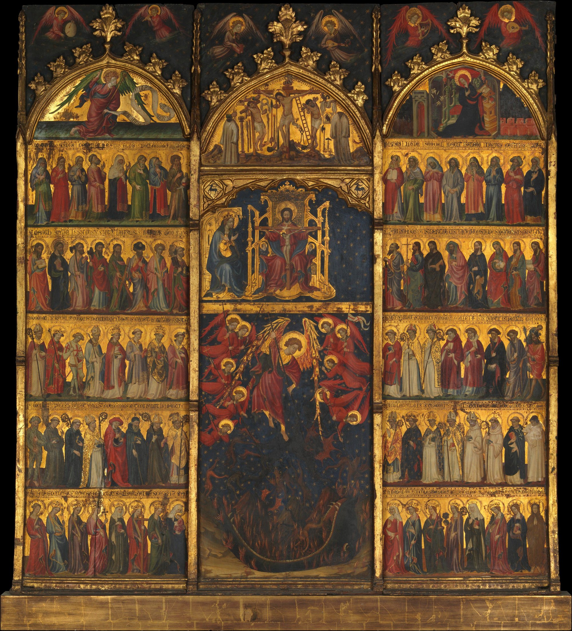 “The Trinity Adored by All Saints