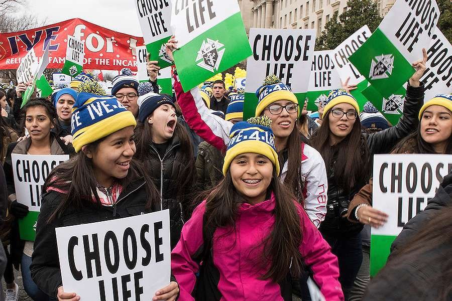 Crowds at the March for Life in Washington