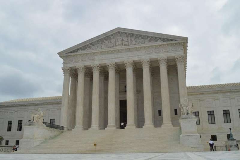 The Supreme Court building in Washington