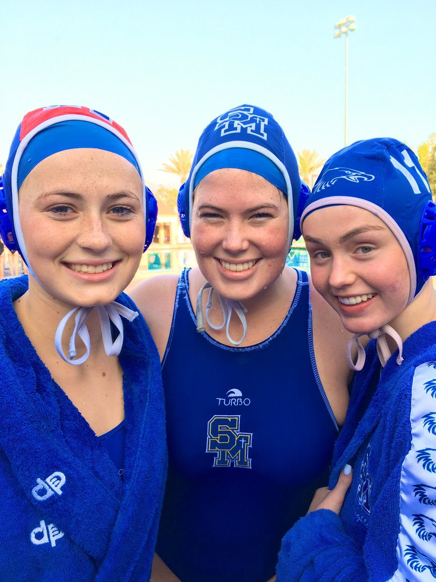 Santa Margarita girls' water polo team members (PHOTO COURTESY SANTA MARGARITA GWP TWITTER