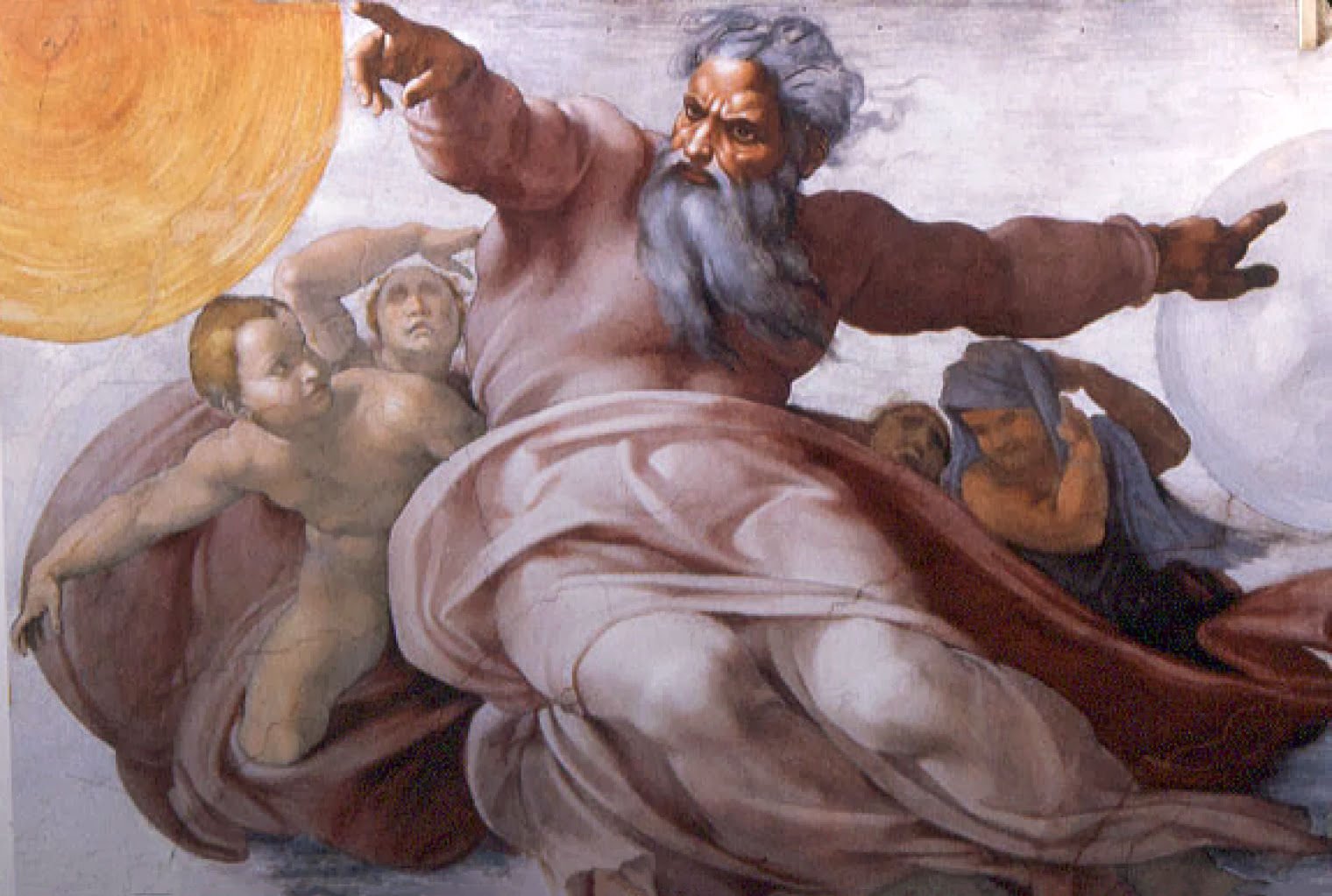 Michelangelo - "Creation of the Sun and Moon"