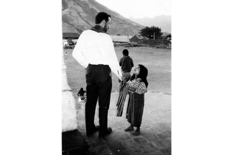 Blessed Stanley Rother with Elena Petzey in Guatemala