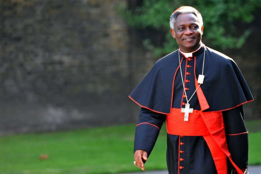 Cardinal Peter Turkson in the United Kingdom on Sept. 10