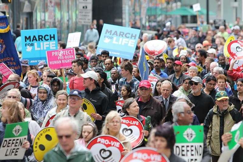 Canada's 2018 March for Life. Credit: Robert DuBroy