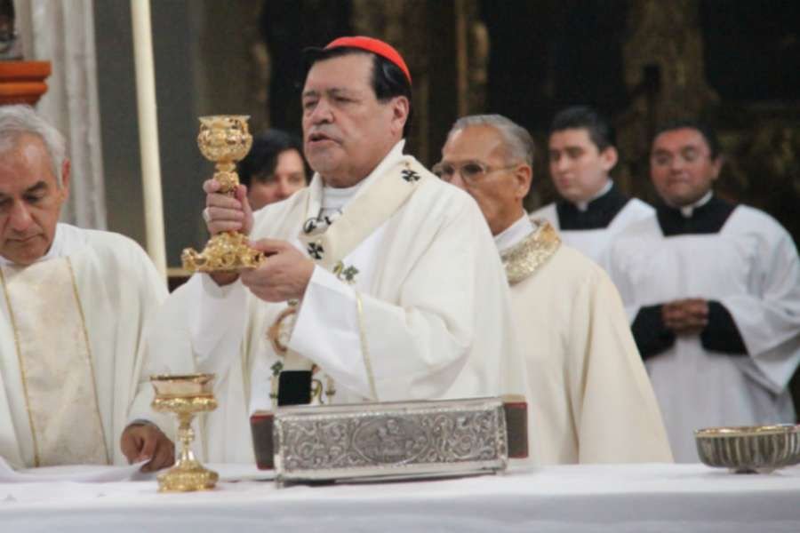 Cardinal Norberto Rivera of Mexico says Mass May 26