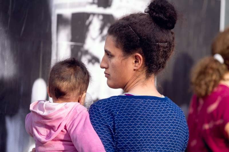 Woman and baby in Buenos Aires