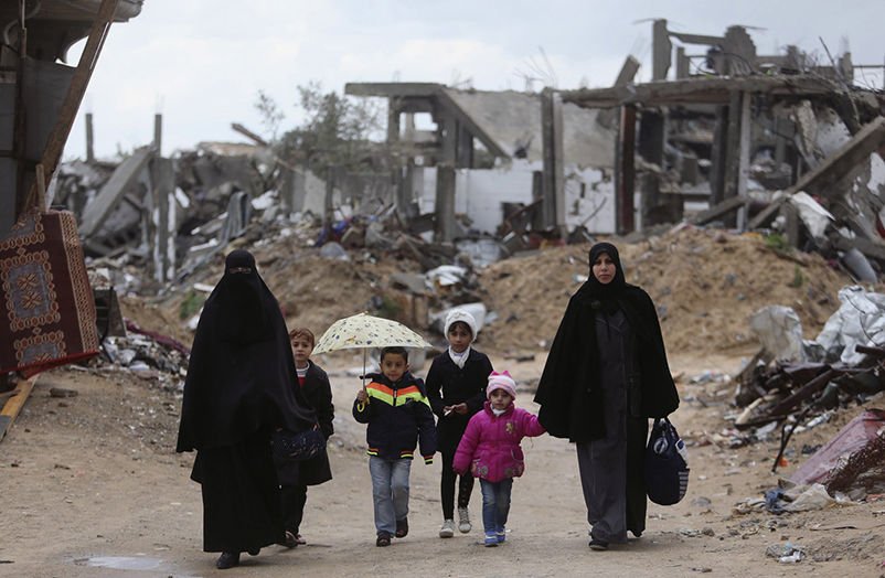 Palestinians in Gaza