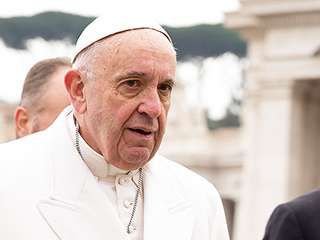 Pope Francis at the general audience in St. Peter Square