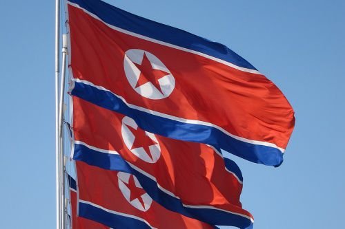 North Korea flag. Credit: John Pavelka via Flickr (CC BY 2.0).