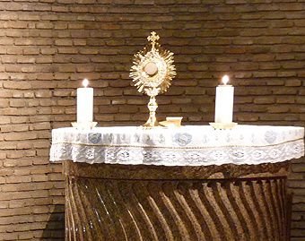 Eucharistic Adoration. Credit: Matthew Rarey/CNA.