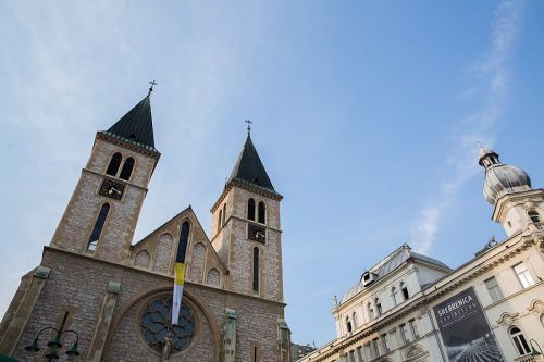 Sacred Heart Cathedral in Sarajevo
