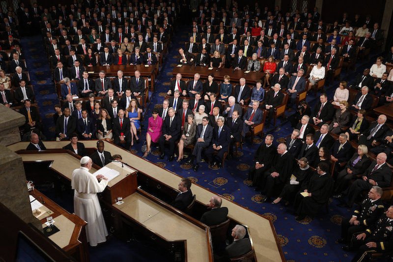 Pope addresses Congress