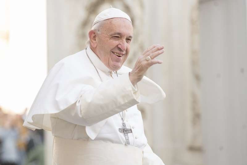 Pope Francis at the general audience Nov. 14