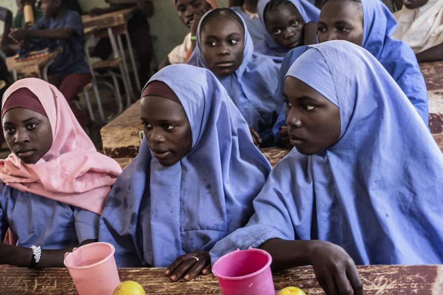 Nigerian school girls. Credit: European Commission DG ECHO via Flickr (CC BY-ND 2.0).