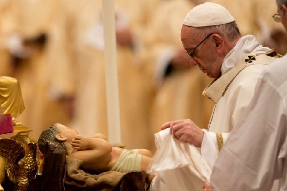 Pope Francis says the Midnight Mass of Christmas