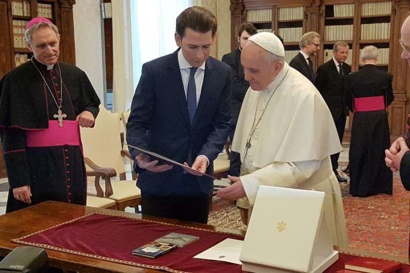 Pope Francis meets with Austrian Chancellor Sebastian Kurz March 5