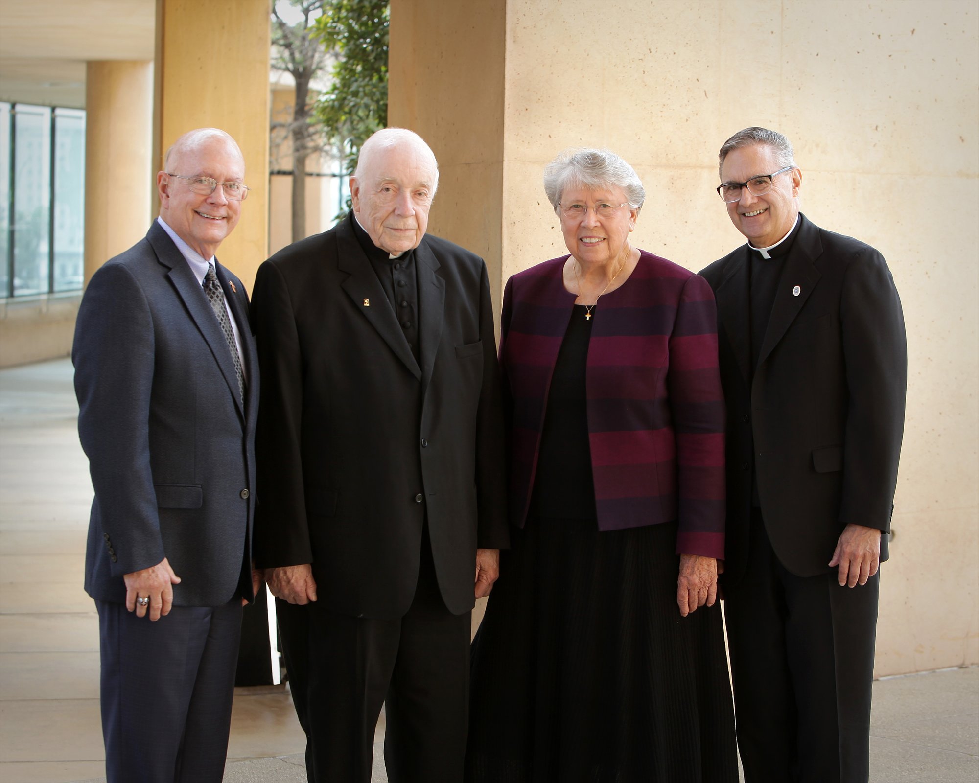 St. John's Seminary 2018 honorees (L-R): Deacon Robert Seidler