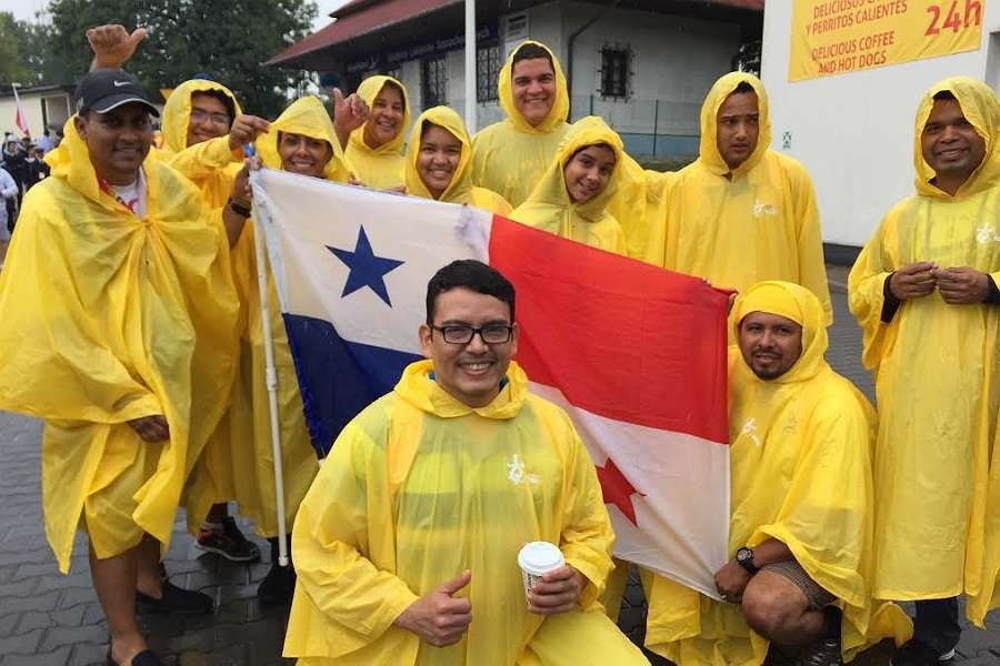 World Youth Day pilgrims from Panama July 30
