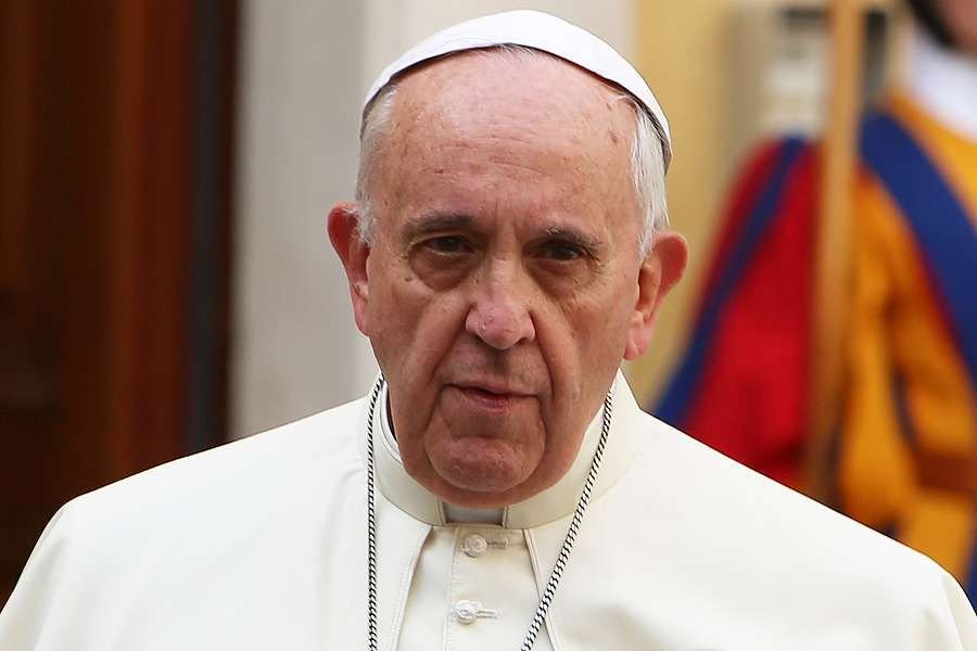 Pope Francis meets with President Park Geun-hye of South Korea at the Vatican on Oct. 17