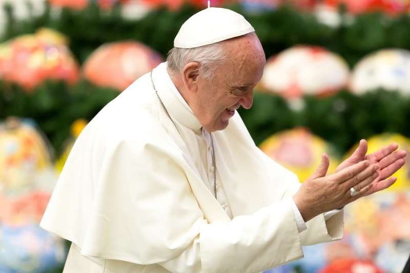 Pope Francis in the Paul VI hall Dec. 13
