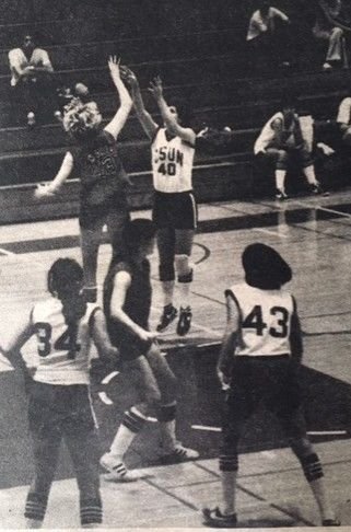Alemany’s Paula Moran was the first CIF-Southern Section Player of the Year in girls’ basketball. She later played (and coached) at Cal State Northridge