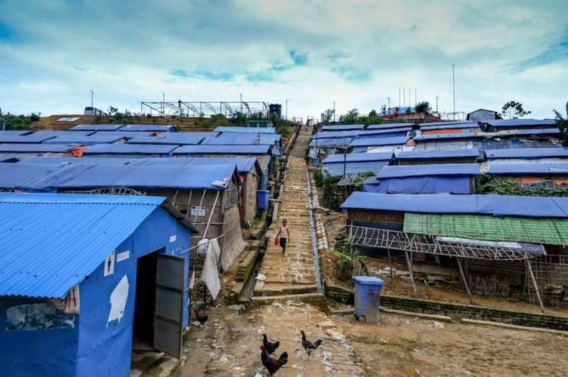 A Rohingya refugee camp in Bangladesh. Credit: Munir Uz Zaman / AFP / Getty Images.