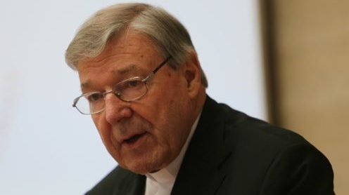 Cardinal Pell speaks at the Voice of the Family’s Rome Life Forum. (Image via CNA)