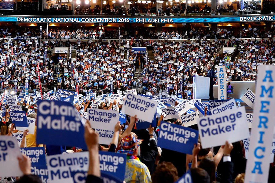 The Democratic National Convention in Philadelphia