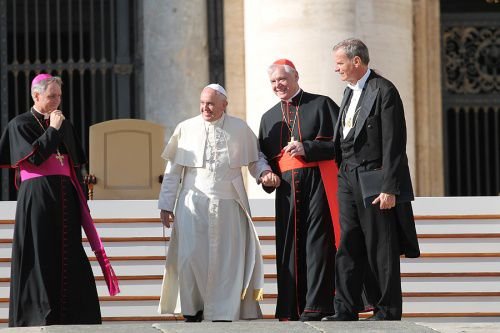 Pope Francis together with Cardinal Gerhard Müller