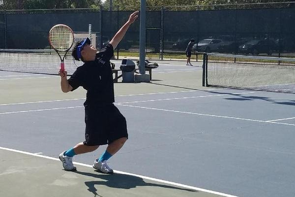 Bishop Montgomery boys' tennis team. Photo courtesy bmhs-la.org. 