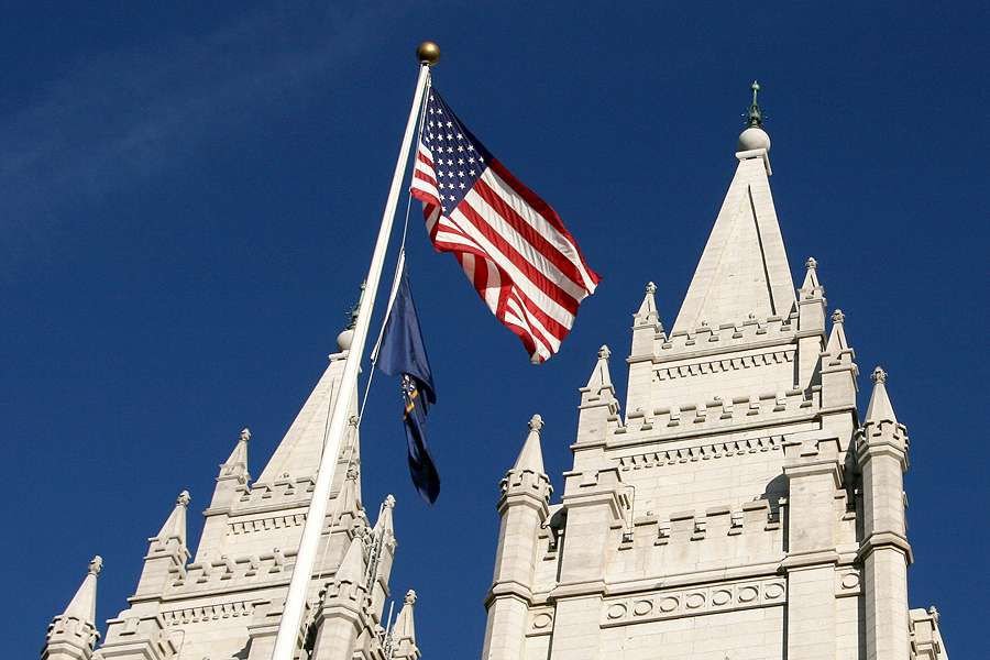 6iwjkofqfm American flag and Church Credit Quinn Dombrowski via Flickr CC BY SA 20 CNA 3 1 16