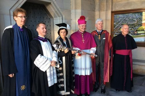 Presentation of the Papal Mace to St. Andrews University