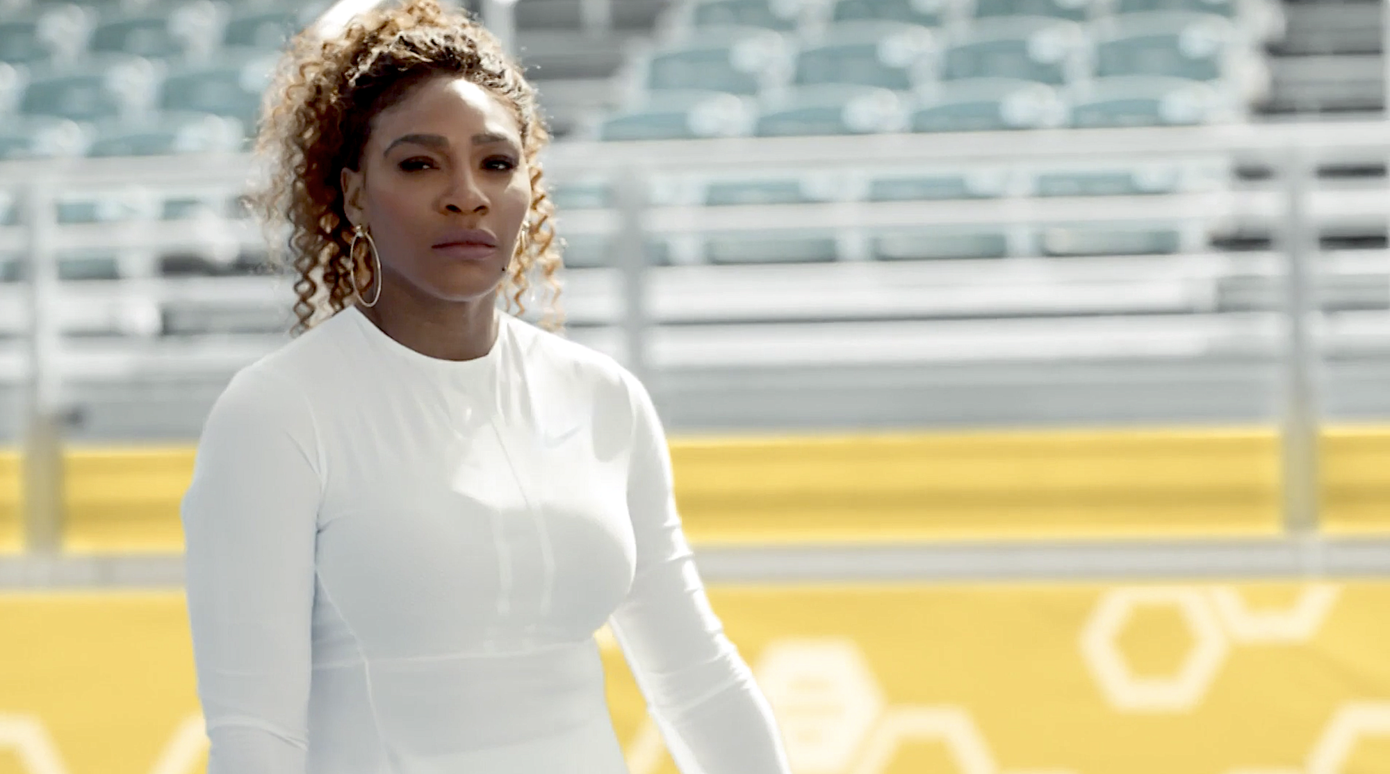 Serena Williams stars in “Project Ace” by Bumble