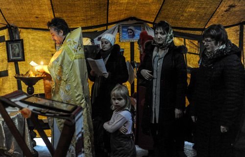During the 2014 protests in Kyiv's Maidan Square