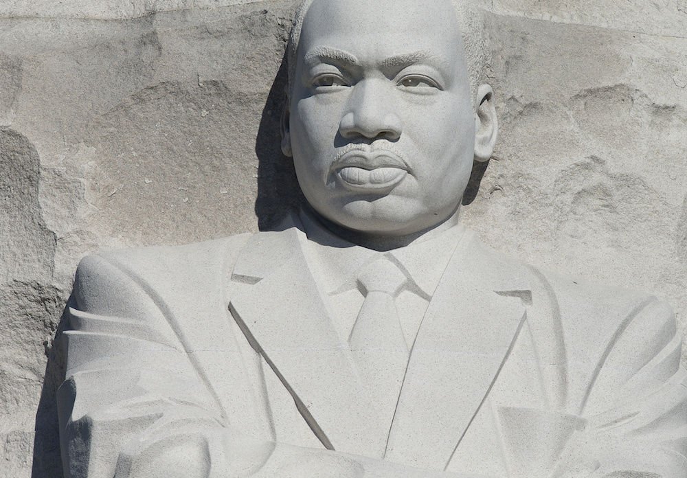 The Martin Luther King Jr. Memorial in Washington. (CNS photo/Tyler Orsburn) 