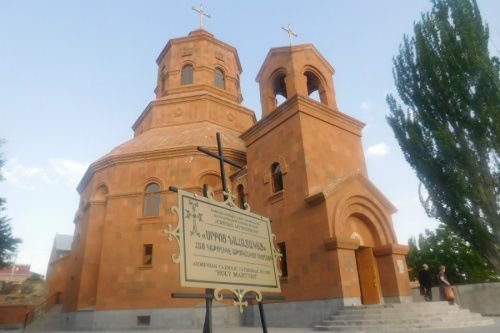 The Armenian Catholic Cathedral of the Holy Martyrs in Gyumri. Credit: Andrea Gagliarducci/CNA.