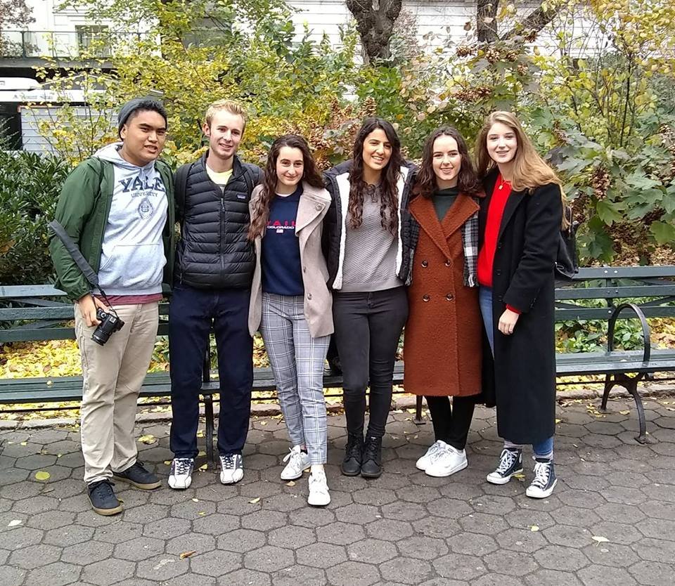 (L-R) La Salle’s World Scholars: Joshua Ng