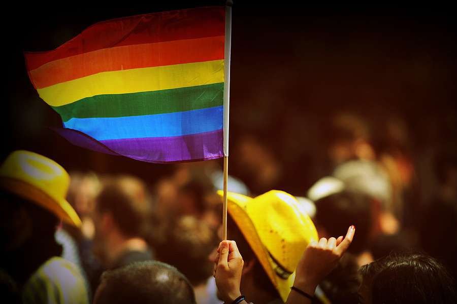 Rainbow flag. Credit: Guillaume Paumier via Flickr