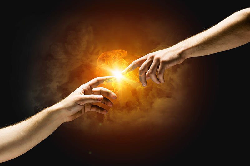 "Because we have divine energy inside us we do not make easy peace with this world