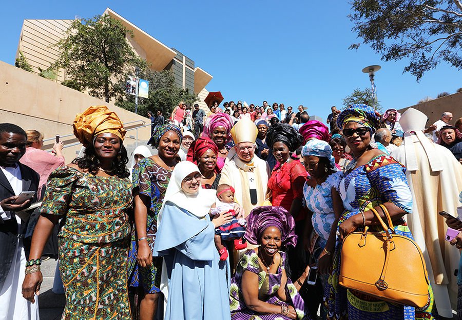 The annual Celebration of Cultures Mass will by presided over by Archbishop José H. Gomez at 9:30 a.m. on Sept. 16 at the Cathedral of Our LAdy of the Angels in Los Angeles. (Photo: Victor Aleman)